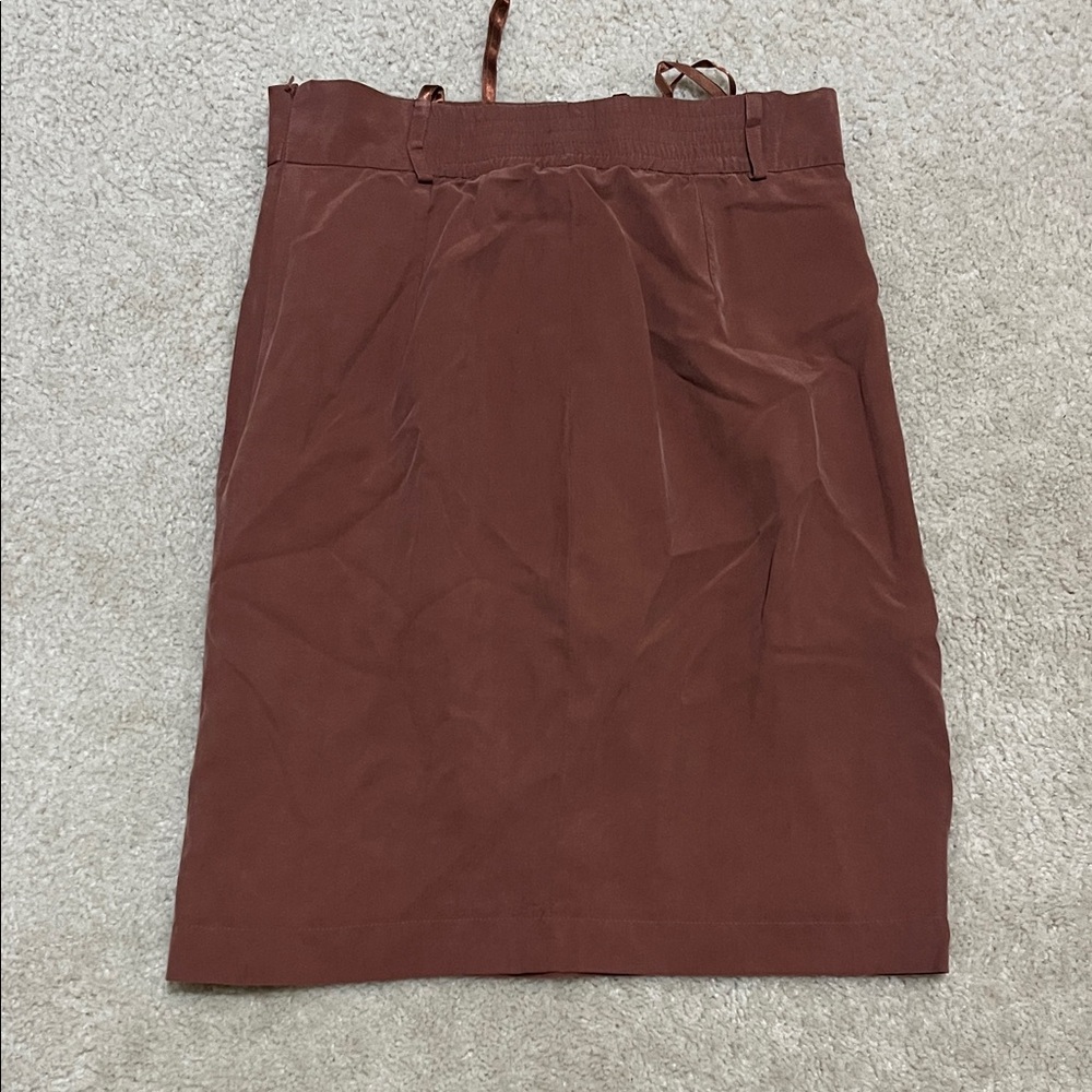 Women's Burgundy Straight Skirt